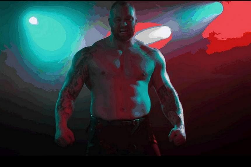 One of its music videos features Hafthor Julius Bjornsson (above), better known as The Mountain in the Game Of Thrones television series. -- PHOTO: YOUTUBE