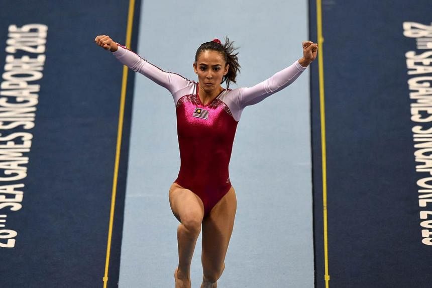 Sea Games Thousands Back Malaysian Gymnast Farah Ann In Aurat Row The Straits Times