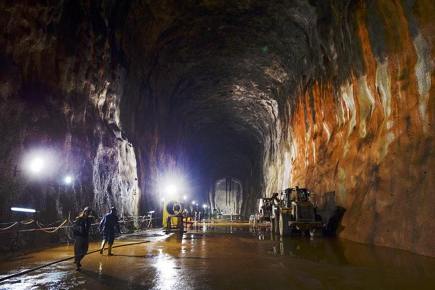The $950 million Jurong Rock Caverns, developed by JTC Corporation, that was opened in September 2014. PUB is exploring the possibility of using underground space for drainage and water storage. -- PHOTO: ST FILE&nbsp;