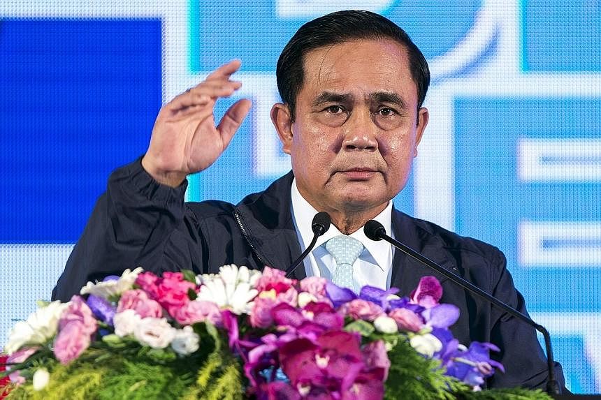 Gen Prayut Chan-o-cha said he did not intend to run Thailand beyond two years. He told PM Lee Hsien Loong in Singapore last week that he was not running for election.