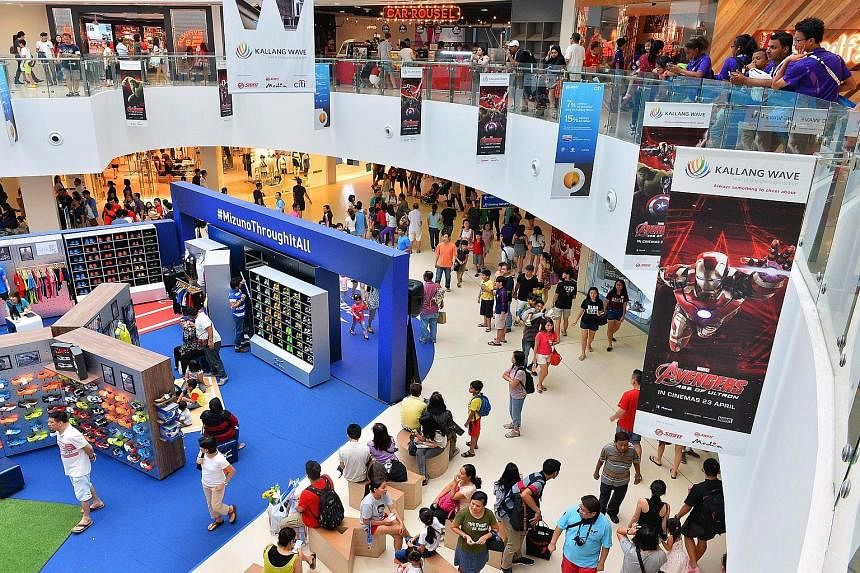 Food-and-beverage outlets at the Kallang Wave mall were major beneficiaries, tapping the crowds who thronged the SEA Games venues.