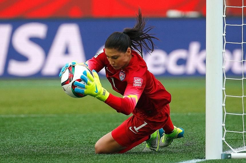 Hope Solo has been dogged by allegations over a domestic abuse case and US Soccer has shielded the goalkeeper from the media. On the field, she and her team-mates have shown they are not distracted.