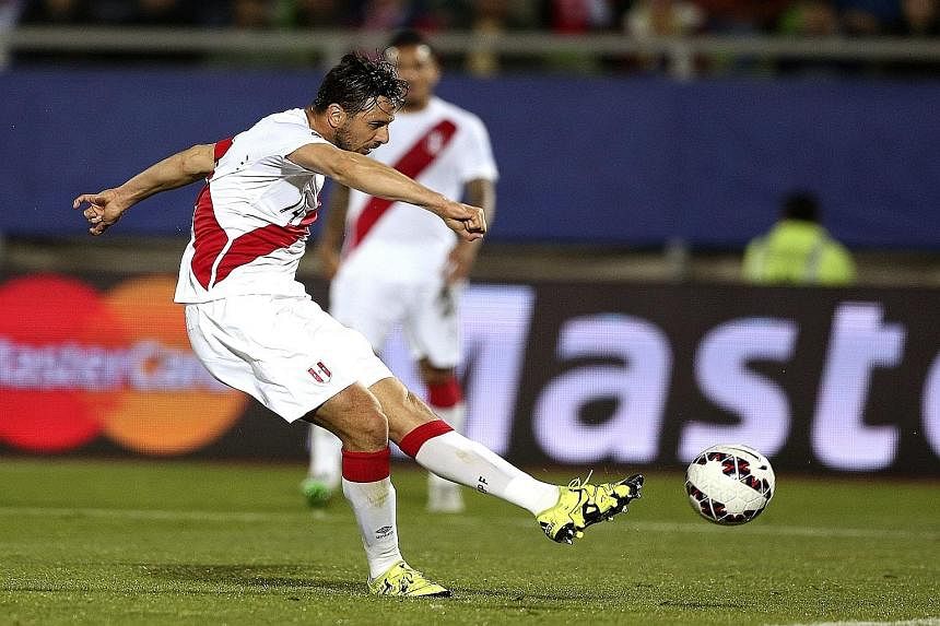 Claudio Pizarro finally settled the match in favour of Peru after Venezuela had provided stiff resistance despite having one player sent off.