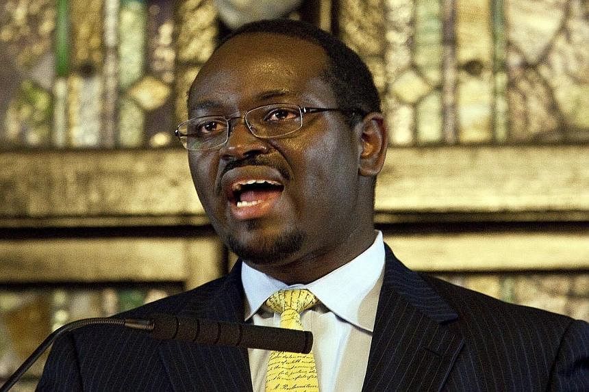 Reverend Clementa Pinckney (above) and Mr Tywanza Sanders (right), who tried to shield his aunt before both of them were gunned down.