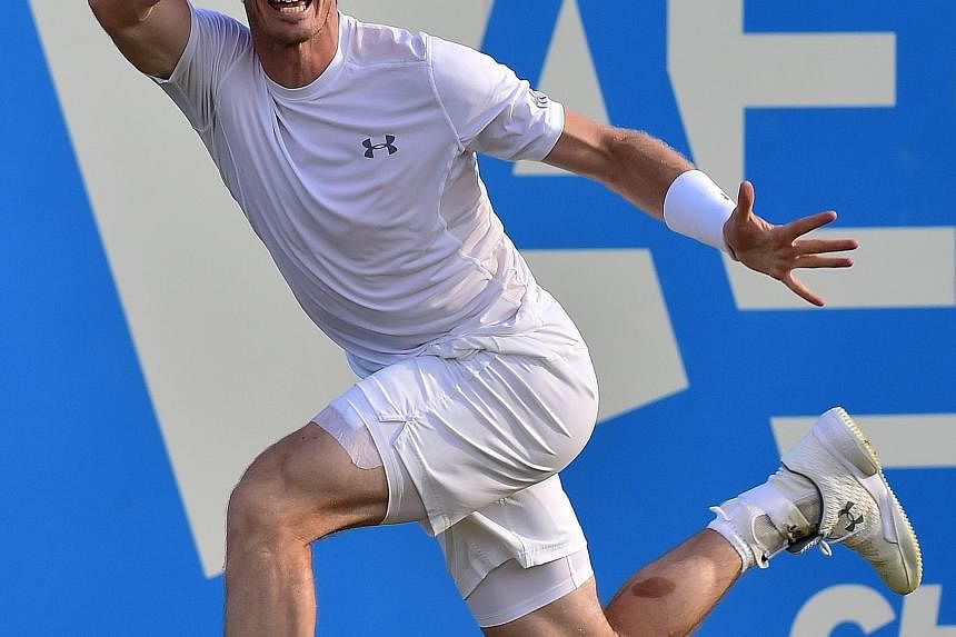 Andy Murray was not at his best against Gilles Muller but did enough to earn a victory in the match that had Jose Mourinho among the spectators. Murray befriended the Chelsea boss when he used the club's facilities near his home.