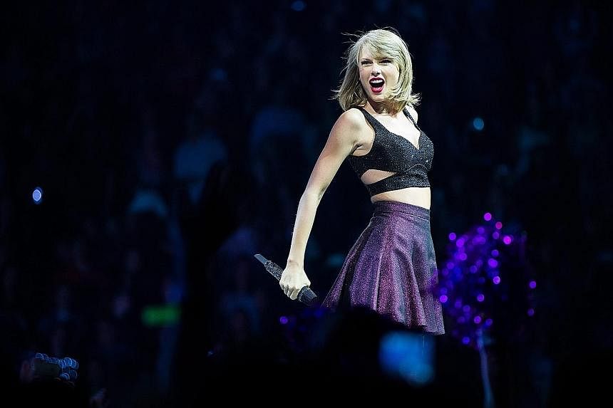 Since its October release, 1989 by singer Taylor Swift (above) has sold more than 4.9 million albums in the United States.