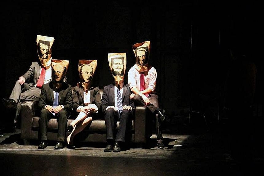 The Imagination Of The Future (above) by Chilean theatre troupe Teatro La Re-sentida had shocked some critics for its portrayal of the late president Salvador Allende.
