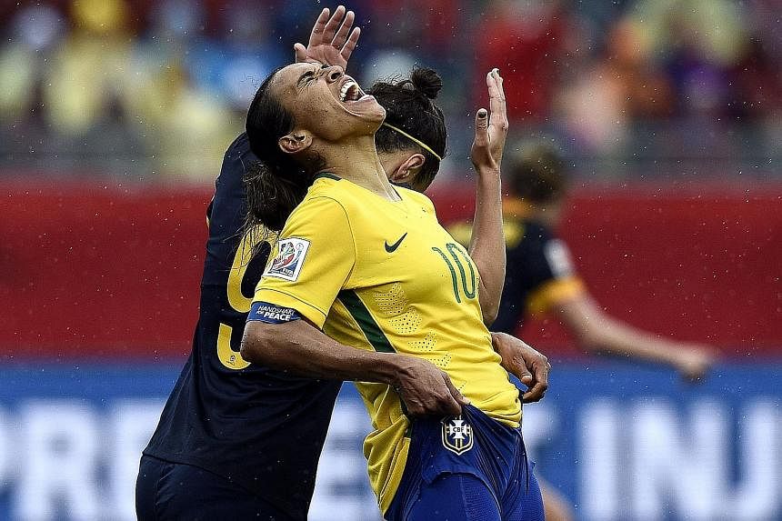 Brazil star Marta can hardly believe her World Cup adventure has ended at the first knockout round after a perfect group stage.