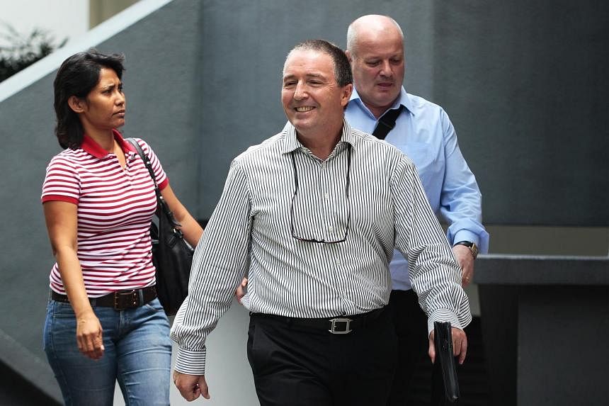 Profitable Plots directors Timothy Goldring (centre) and John Nordmann were convicted a year ago of cheating investors and jailed for a total of 15 years. Ms Geraldine Thomas (left) was acquitted during the trial.