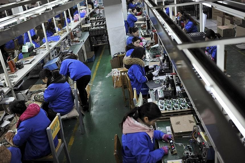 The HSBC/Markit Flash China Manufacturing Purchasing Managers' Index (PMI) edged up from 49.2 to 49.6 this month - a three-month high - but remained below the 50 mark that separates contraction from expansion.