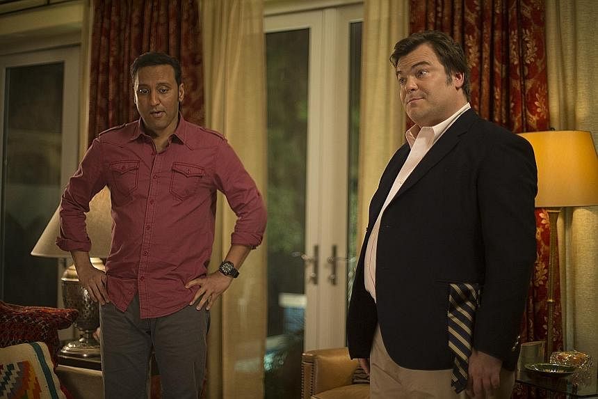 Jack Black (above, right) and Aasif Mandvi insist that, unlike many popular dramas about international politics, The Brink will take potshots at all the fictional governments portrayed, be they American, Pakistani, Indian or Israeli.