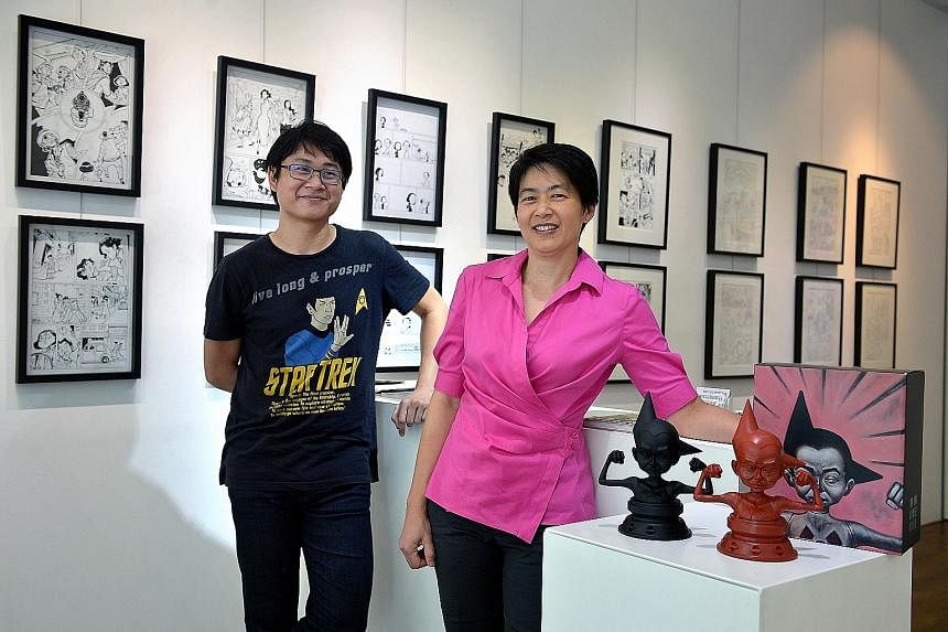 The second run of The Art Of Charlie Chan Hock Chye (left) by Sonny Liew (above) sold out within a week.