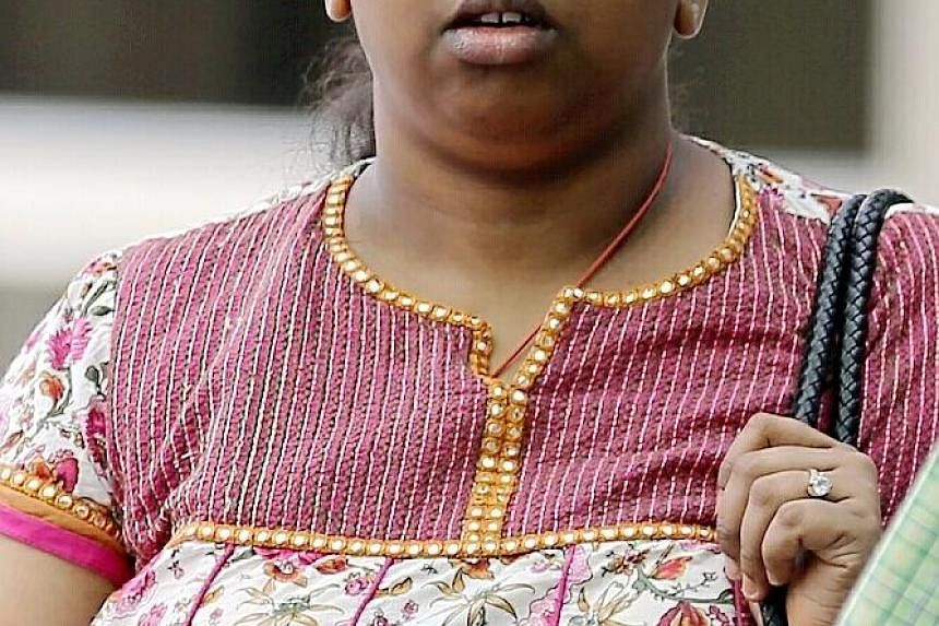 Suganthi Jayaraman was jailed for 15 months yesterday and ordered to pay $4,900 in compensation to her victim.