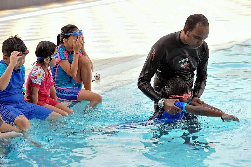 The eye irritation caused by chloramine is unlikely to have any long-term ill effects, said Dr Philip Koh, a general practitioner. But to be on the safe side, and for the sake of comfort, people should wear goggles to protect their eyes when swimming