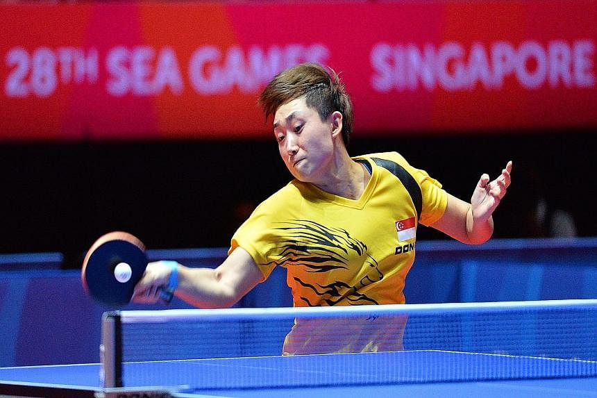 Feng Tianwei has lost some momentum on the pro circuit after taking months off to prepare for this month's SEA Games in Singapore.