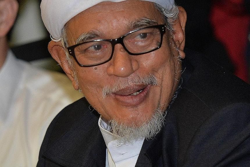 PAS president Abdul Hadi Awang (above) and his deputy Tuan Ibrahim Tuan Man earlier this month emerged victorious in the opposition party's internal polls, in which progressive leaders were sidelined in favour of the ulamas.