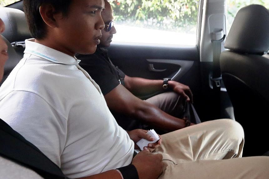Muhammad Iskandar was charged yesterday with hitting a policeman with a T-baton and a metal pole.