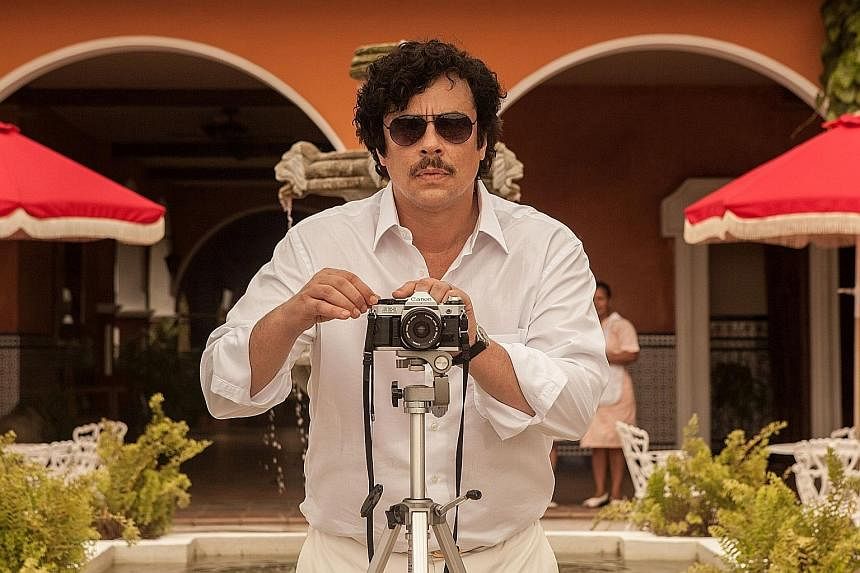 Benicio Del Toro is a fictionalised version of the notorious real-life Colombian drug lord Pablo Escobar in Paradise Lost.