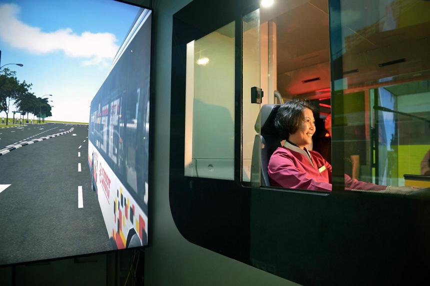 SMRT launches new training centre for bus drivers | The Straits Times