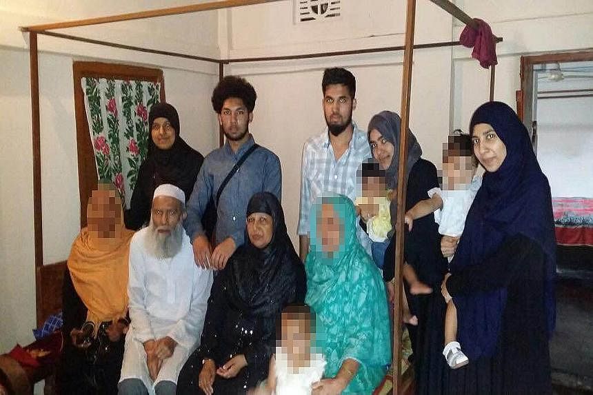 Mr Muhammed Abdul Mannan and his wife Minera Khatun (front row, centre) went on a holiday with their family and were due to return in May. A relative reported them missing when they did not come back home.
