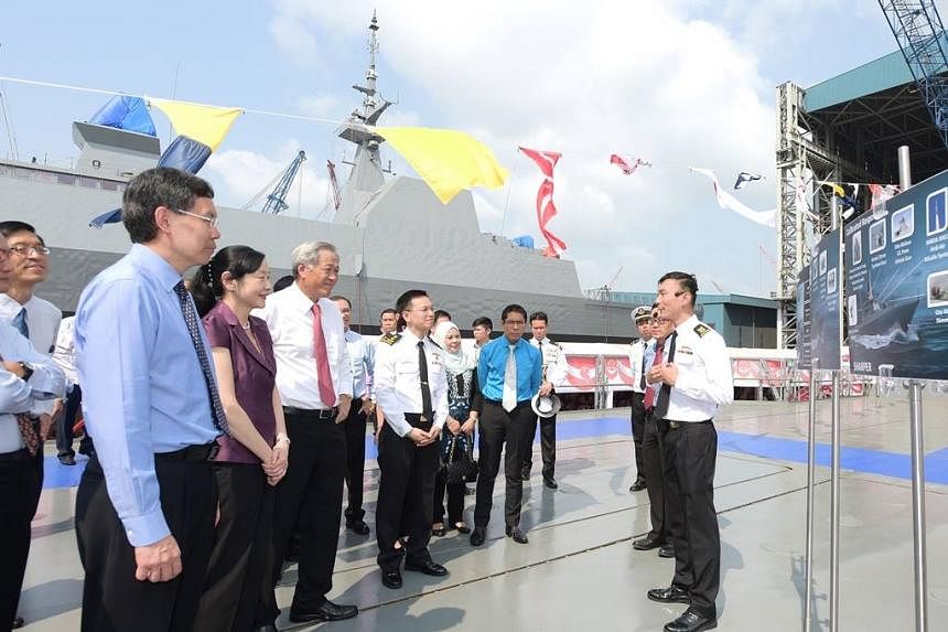 Briefing on warship Independence