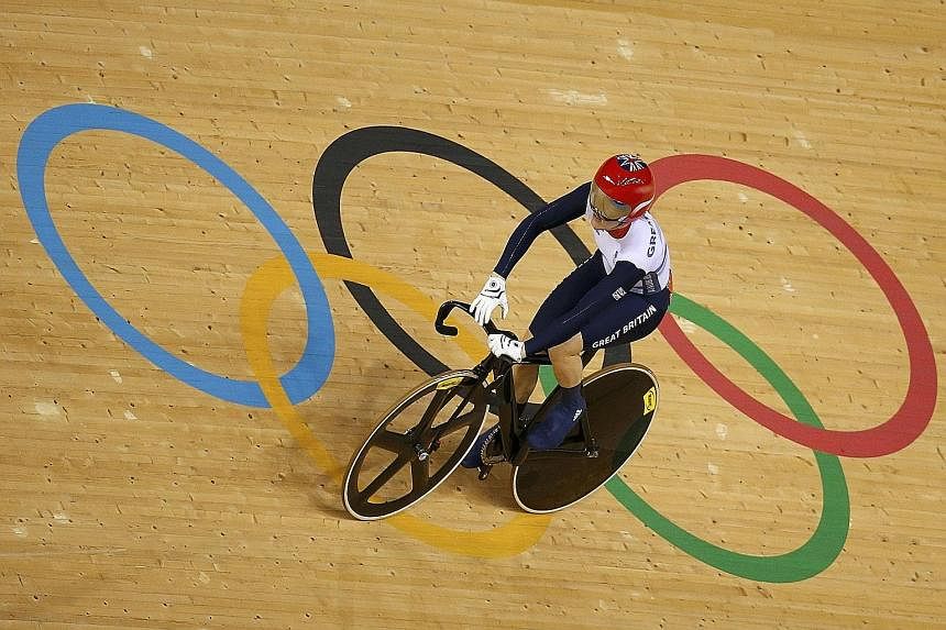 Now-retired British cyclist Victoria Pendleton competing at the London Olympics. With her privileged background, gaming firm Betfair is bankrolling her Switching Saddles journey but more perilous rides lie ahead for sure.