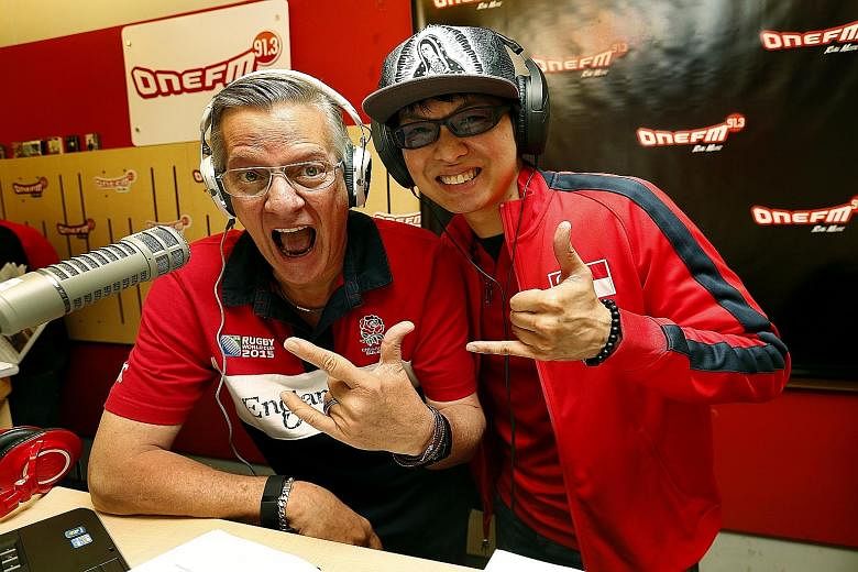 The Flying Dutchman (left), whose real name is Mark Van Cuylenburg, and Glenn Ong (right) will host One FM 91.3's morning show with Andre Hoeden and Elliott Danker.