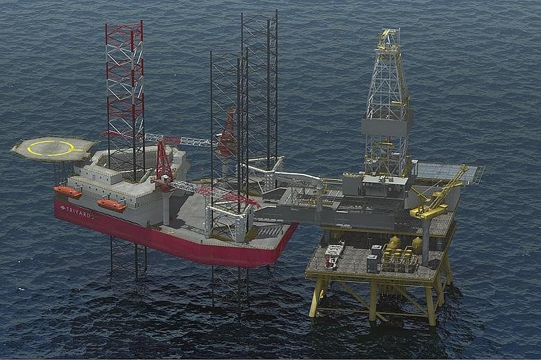 Triyards Holdings believes there will be continued demand for its offering as it not only builds drilling rigs such as the TDU-400 (above), but its business also involves aspects of the production process.