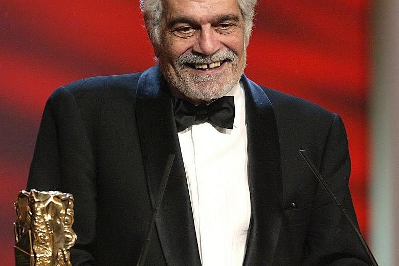 Omar Sharif starred in iconic films such as Doctor Zhivago and Lawrence Of Arabia.