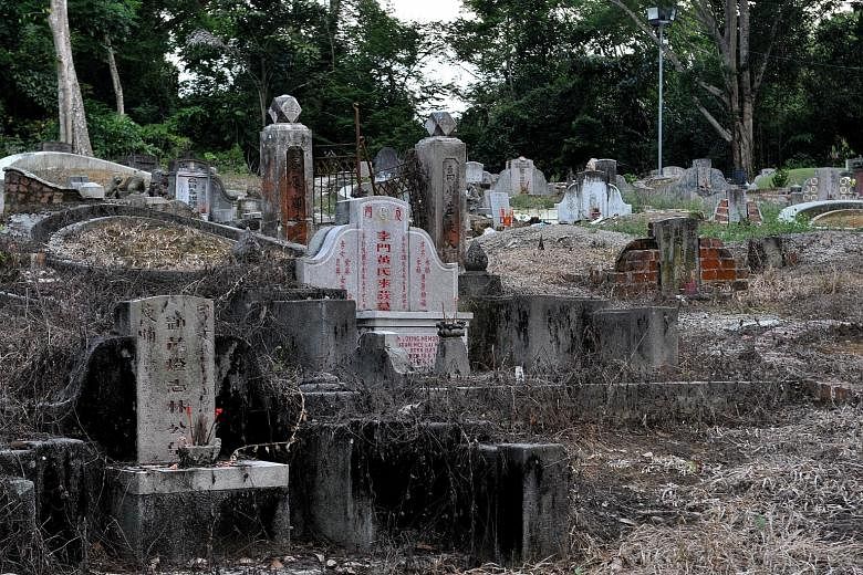 There are more than 200,000 graves at Bukit Brown Cemetery.