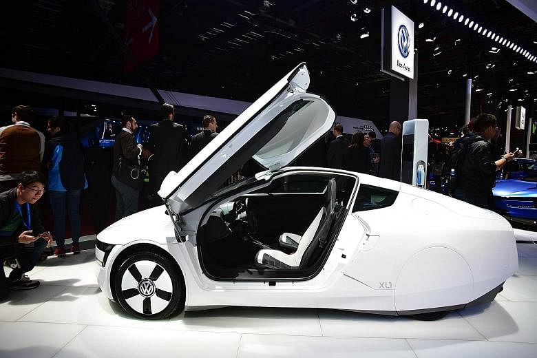 The Volkswagen XL1 comes with cameras instead of mirrors.