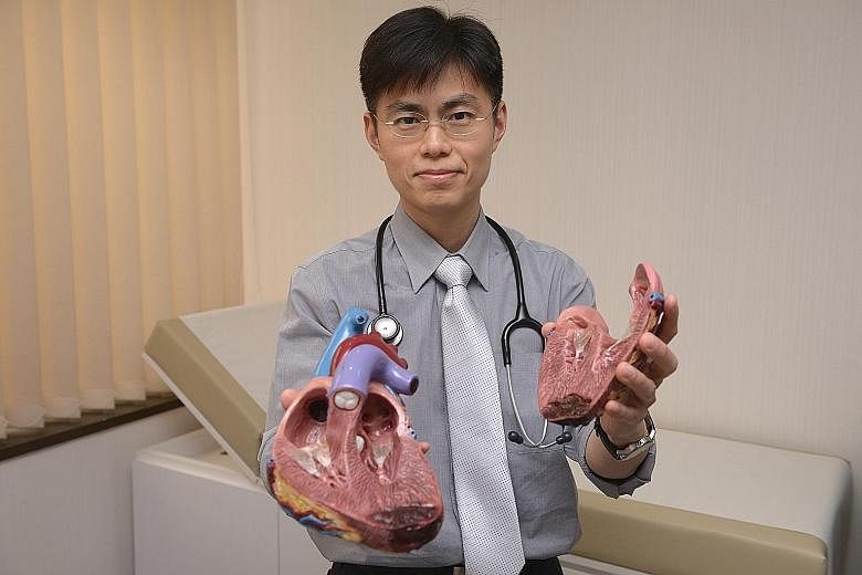 Dr Paul Chiam says treating heart disease is akin to unblocking choked pipes and sealing leaky valves in a water pump room.