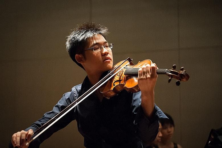 Violinist Alan Choo says his performances are never about him, but the music.