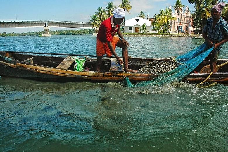 The Ashtamudi fishery in India's Kerala state is among those certified as sustainable.