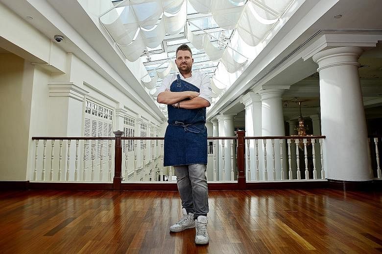Belgian chef Nick Bril will be adding a Singapore-inspired dish on the menu of his restaurant.