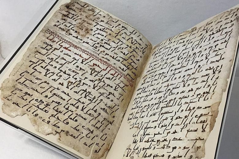 Radiocarbon dating shows the fragments of the Quran manuscript date back to the time of Prophet Muhammad.