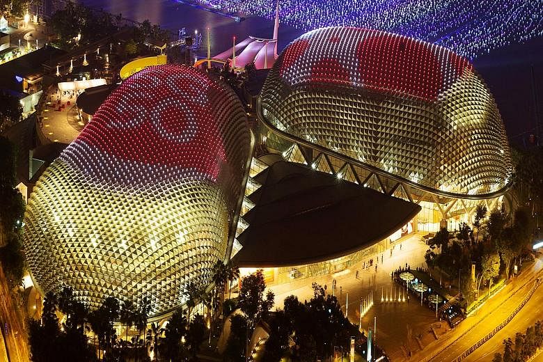 Head to the Marina Barrage for a mass picnic (left) on the roof and drop by Clifford Square for a food heritage exhibition, SG50: Deliciously Singaporean (above). Celebrate Singapore's jubilee in the city - at the Esplanade (left), which will host fr