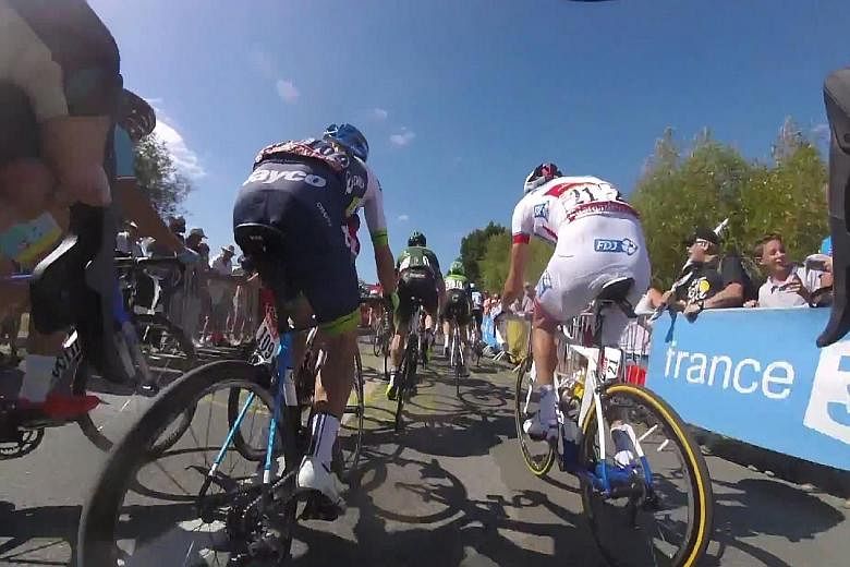 GoPro video cameras mounted on handlebars and social media have brought the Tour de France race much closer to fans.