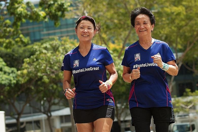 The 65-year-old Teo Yok Wan heeded the advice from daughter Zann Soh to start exercising after she was diagnosed with high blood pressure and cholesterol.