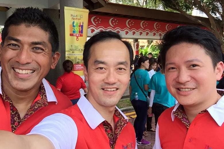From left: Mr Darryl David, Dr Koh Poh Koon and Mr Henry Kwek are likely replacements for Ang Mo Kio GRC MPs Yeo Guat Kwang, Seng Han Thong and Inderjit Singh.