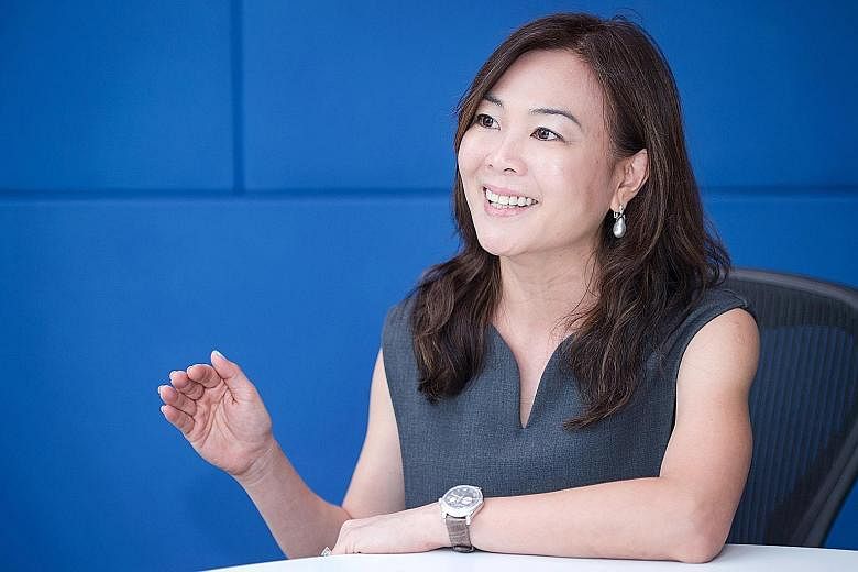 Ms Ooi Huey Tyng joined Visa in 2012, when its contactless payment system PayWave had a 2 per cent share of Visa face-to-face transactions. That has since soared to almost 30 per cent.