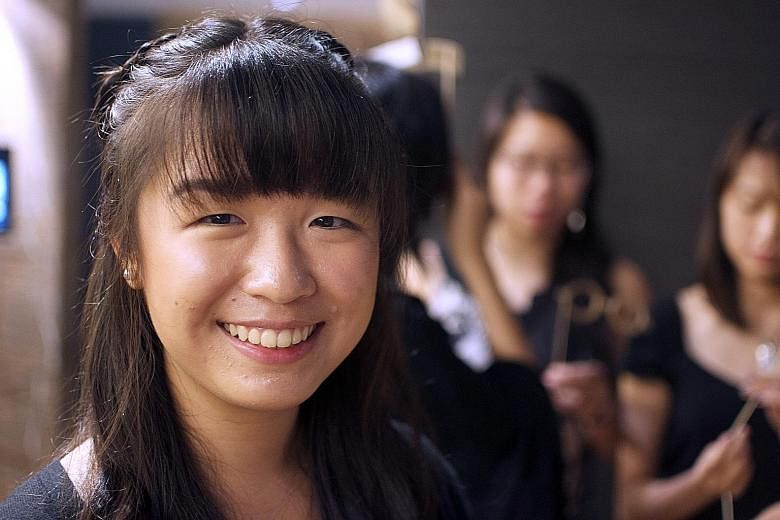 Ms Eunice Wong is studying pharmacy in Britain.