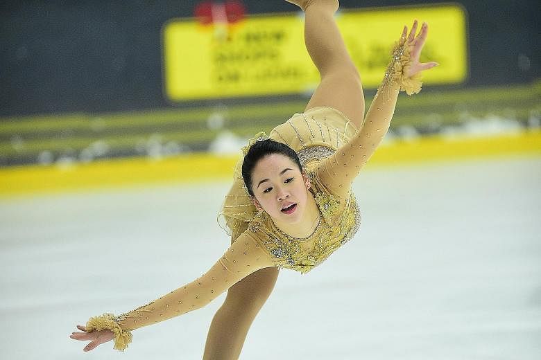 Figure skater Chloe Ing, 17, was inspired by watching Olympians on ice.