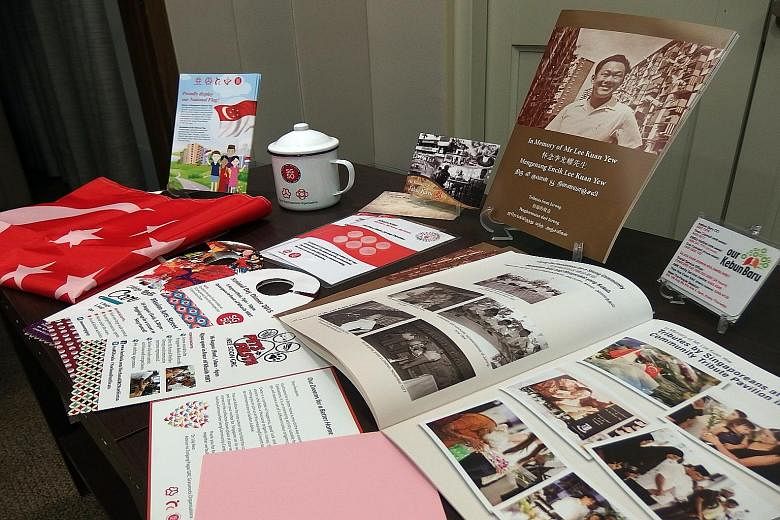 Some items, such as the state flag, have celebratory significance, while others are practical, such as the mug and fridge magnet. For Jurong GRC residents, the LKY tribute book is meaningful.
