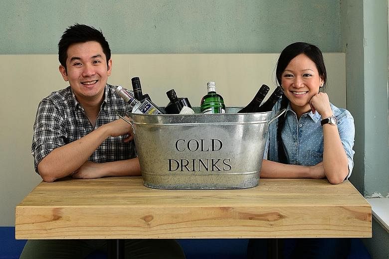 Mr Indra Kantono and Ms Gan Guoyi (above) are opening three food and beverage concepts in Bukit Pasoh Road. 