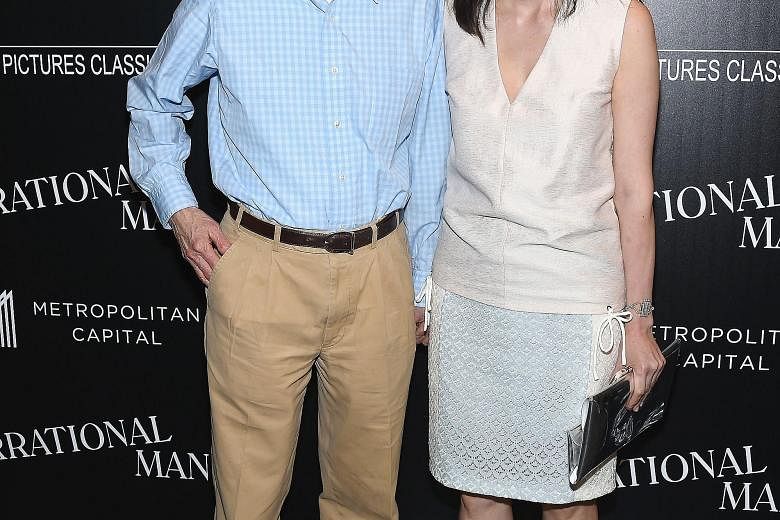 Woody Allen, 79, says he lucked out on his third and controversial marriage to Soon-Yi Previn, 44, the adopted daughter of his former girlfriend.