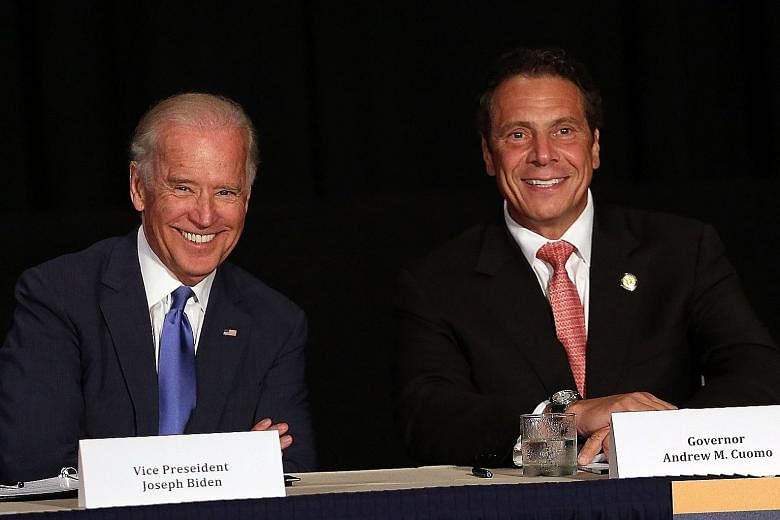 It was reported that Mr Biden's late son had told his father to run for president.