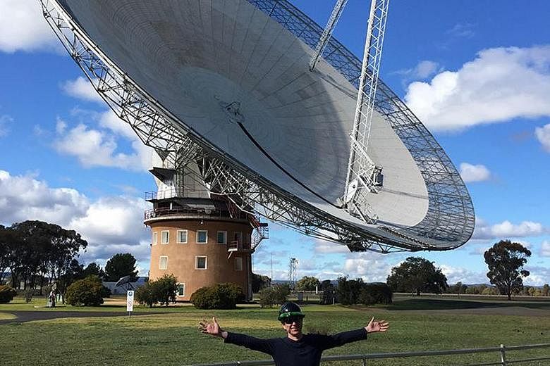 Astrophysicist Matthew Bailes at the Parkes telescope in New South Wales. He believes the Breakthrough Listen project will rank among the top pioneering  studies in the hunt for life on other planets, even though chances of success are slim.