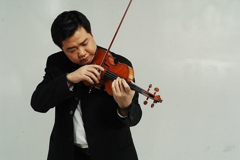 Chinese violinist Feng Ning showed great mastery of technique and tone production.