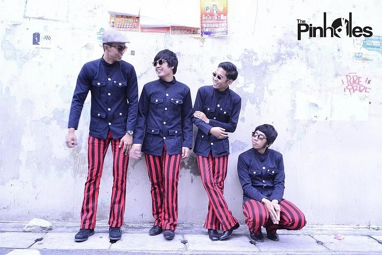 The Pinholes are well known in the indie scene for their lo-fi, garage rock tunes.